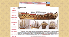 Desktop Screenshot of densmodelships.com
